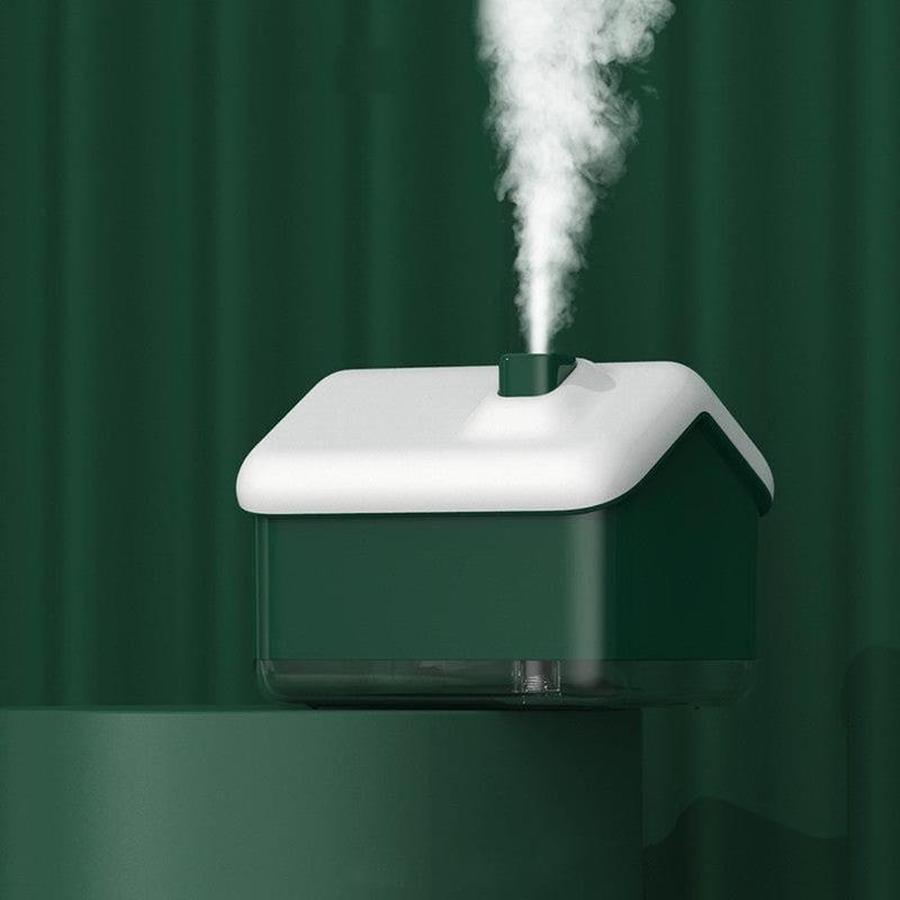 Compact 300ML Igloo Humidifier with USB power, nano mist, and auto shut-off. Quiet, portable, and perfect for bedrooms, offices, or travel use