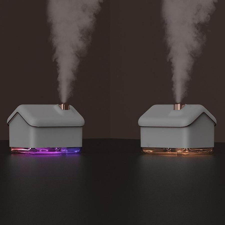 Compact 300ML Igloo Humidifier with USB power, nano mist, and auto shut-off. Quiet, portable, and perfect for bedrooms, offices, or travel use