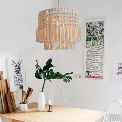 Cotton Thread Woven Chandelier