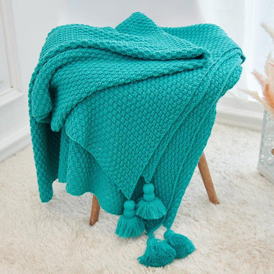 CozyWeave Modern Towel Blanket Lightweight Throw for Spring and Autumn