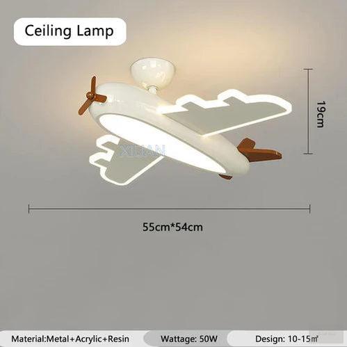 Creative Airplane Lamp Children's Room