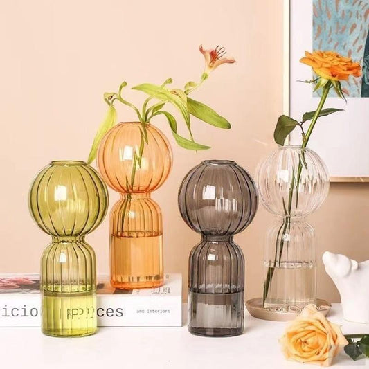 Creative Glass Vase - Striped