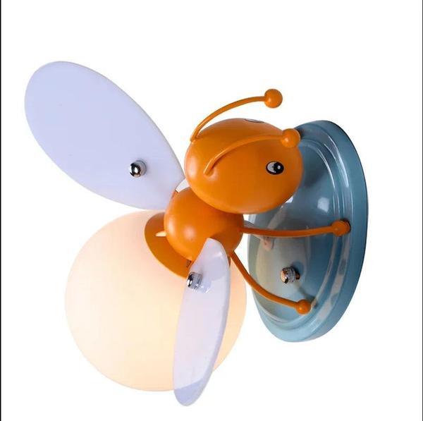 Creative Honeybee Wall Lamp – LED Night Light for Kids