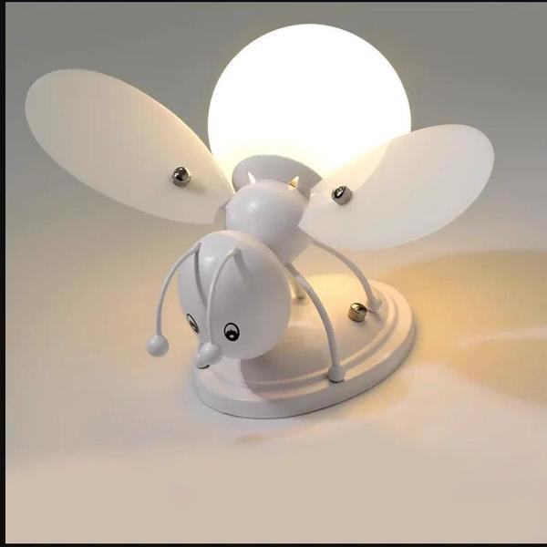 Creative Honeybee Wall Lamp – LED Night Light for Kids