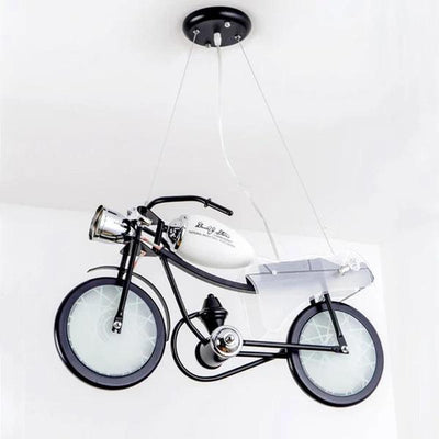 Creative Motorbike Pendant Light for Kids' Rooms