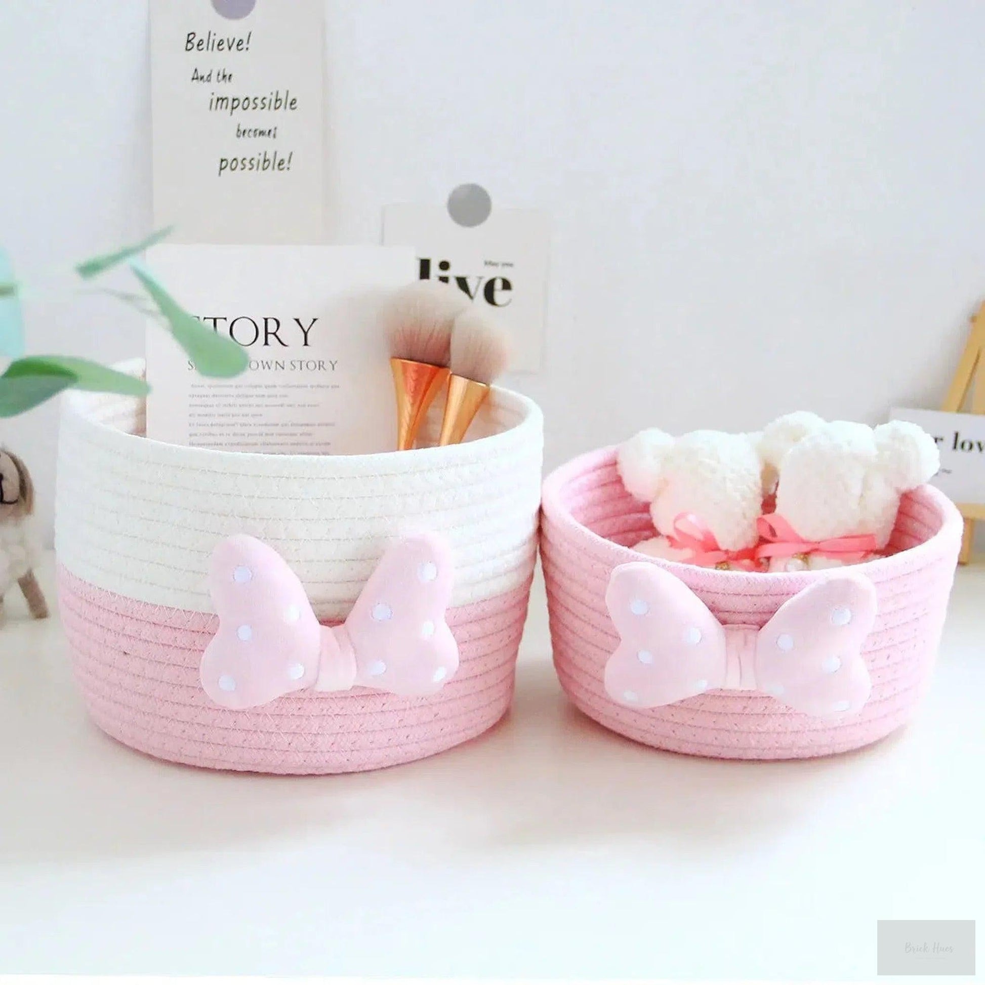 Cute Cartoon Storage Baskets Woven