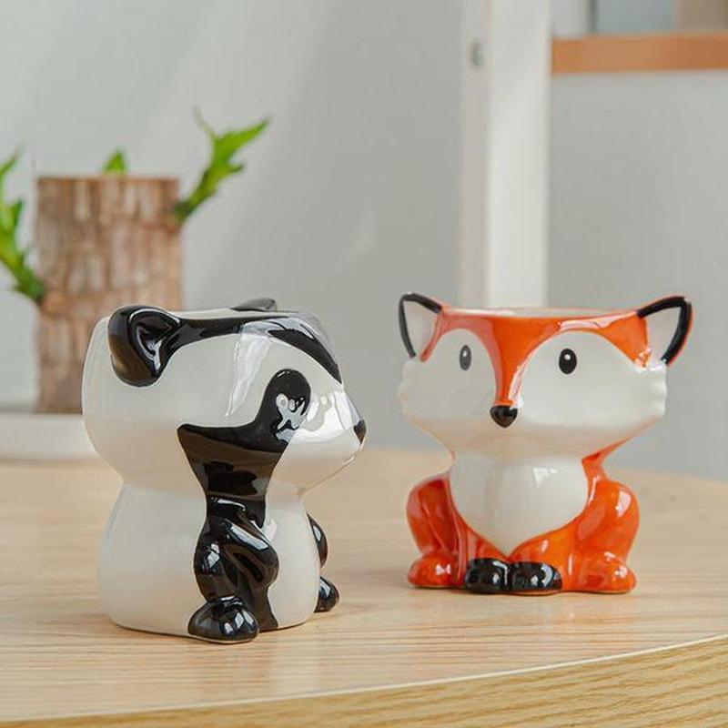 Cute Cartoon Succulent Ceramic Flower Pot