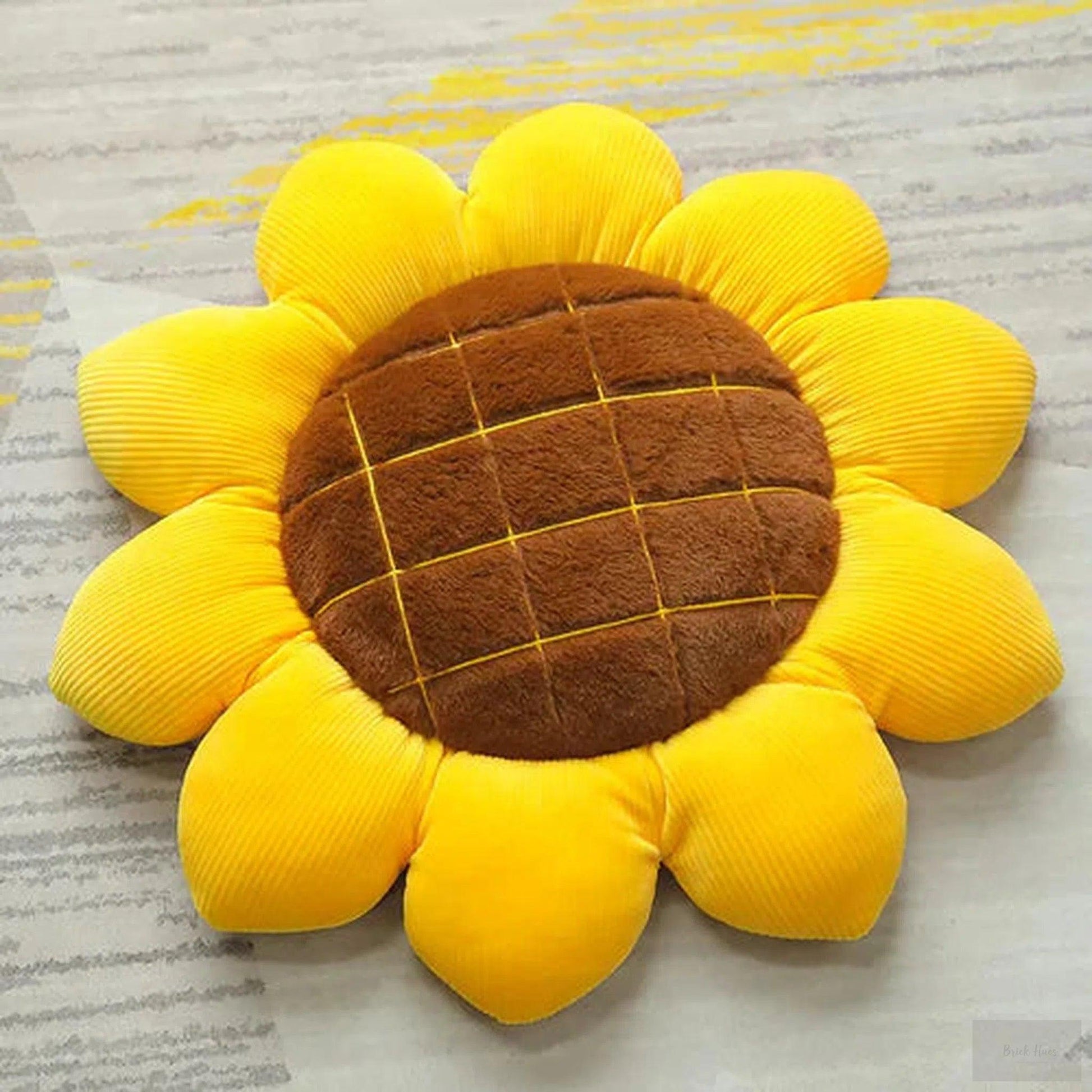 Cute Colorful Flower Plush Pillow