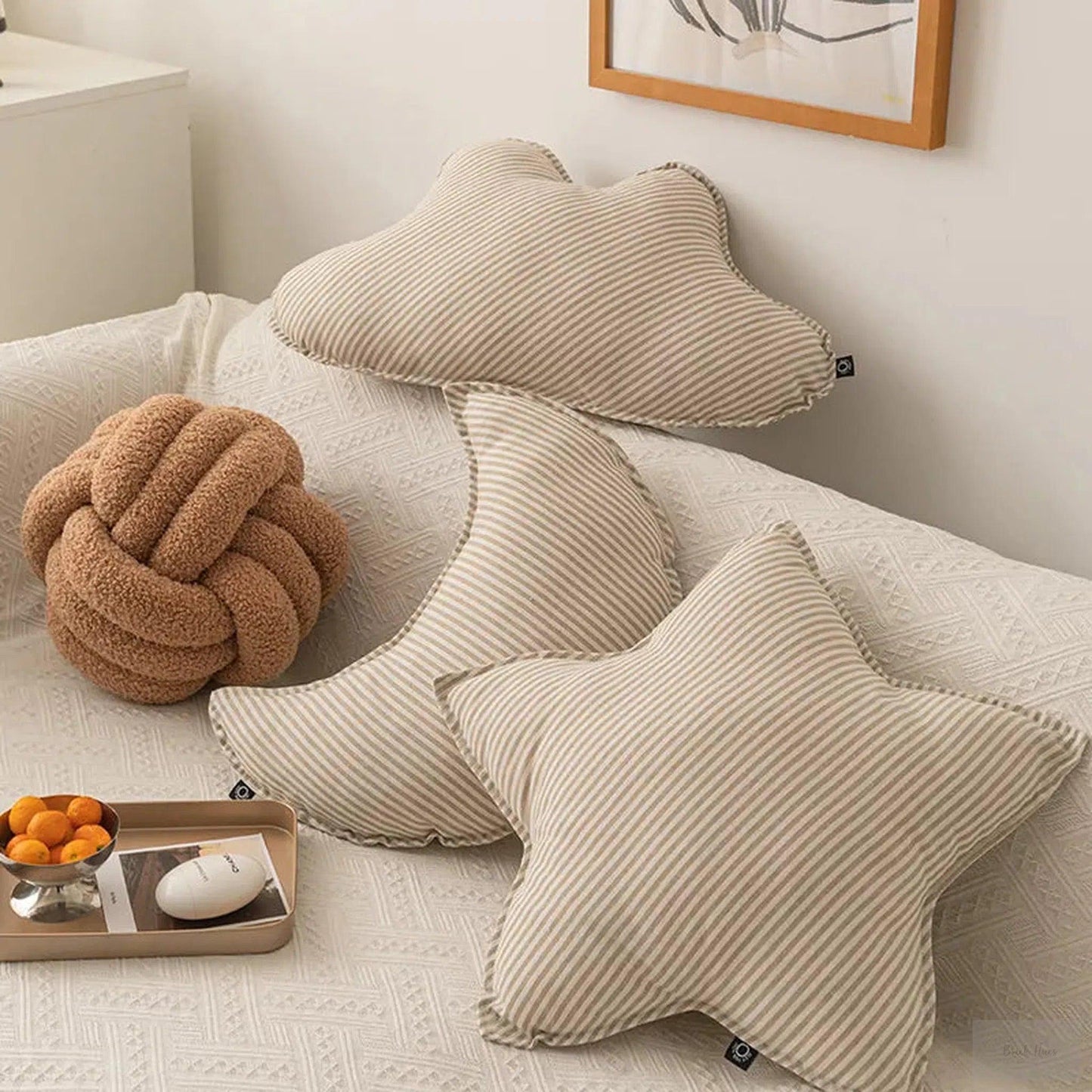 Decoration Pillow Cloud Star Knot