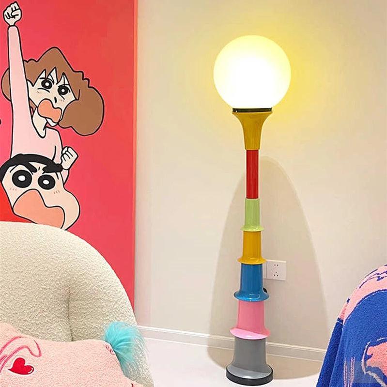 Designer Colorful Floor Lamp French