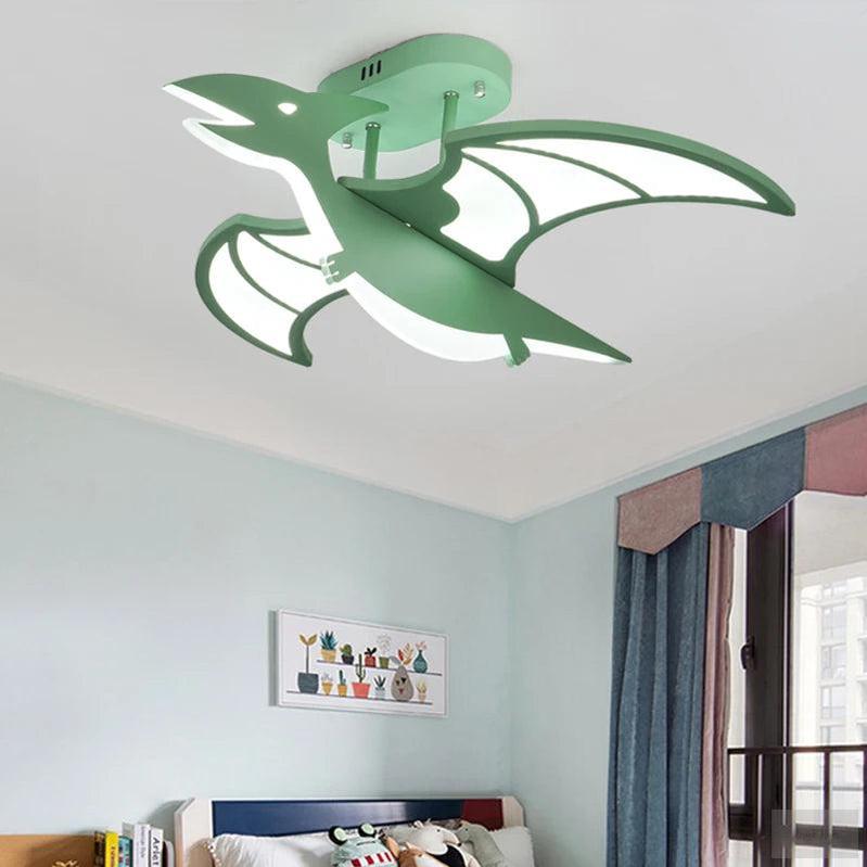 Dinosaur kids bedroom decor led