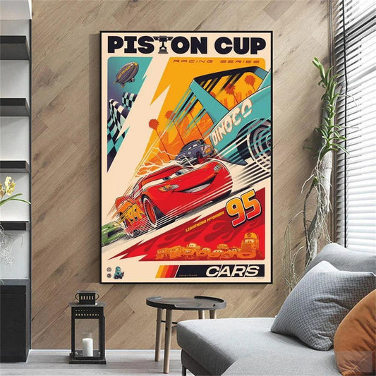 Disney Classic Movie Cars Poster