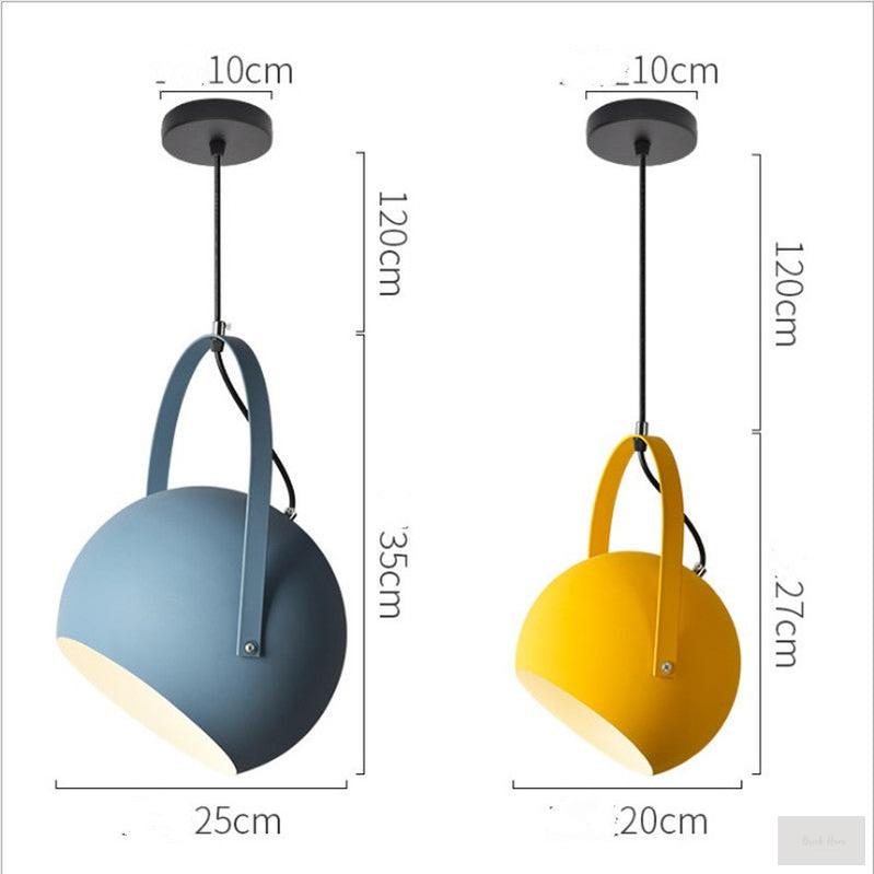 Dome Shaped Colorful Pendant Lights