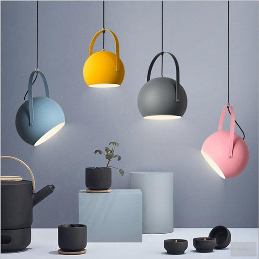 Dome Shaped Colorful Pendant Lights