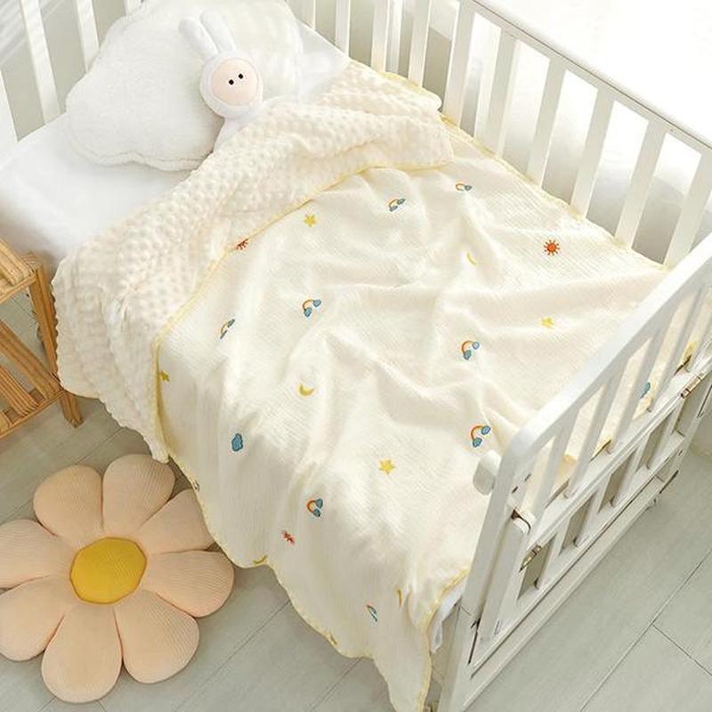 DreamSnuggle Cartoon Gauze Blanket Soft & Breathable Layers for Kids and Toddlers