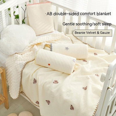 DreamSnuggle Cartoon Gauze Blanket Soft & Breathable Layers for Kids and Toddlers