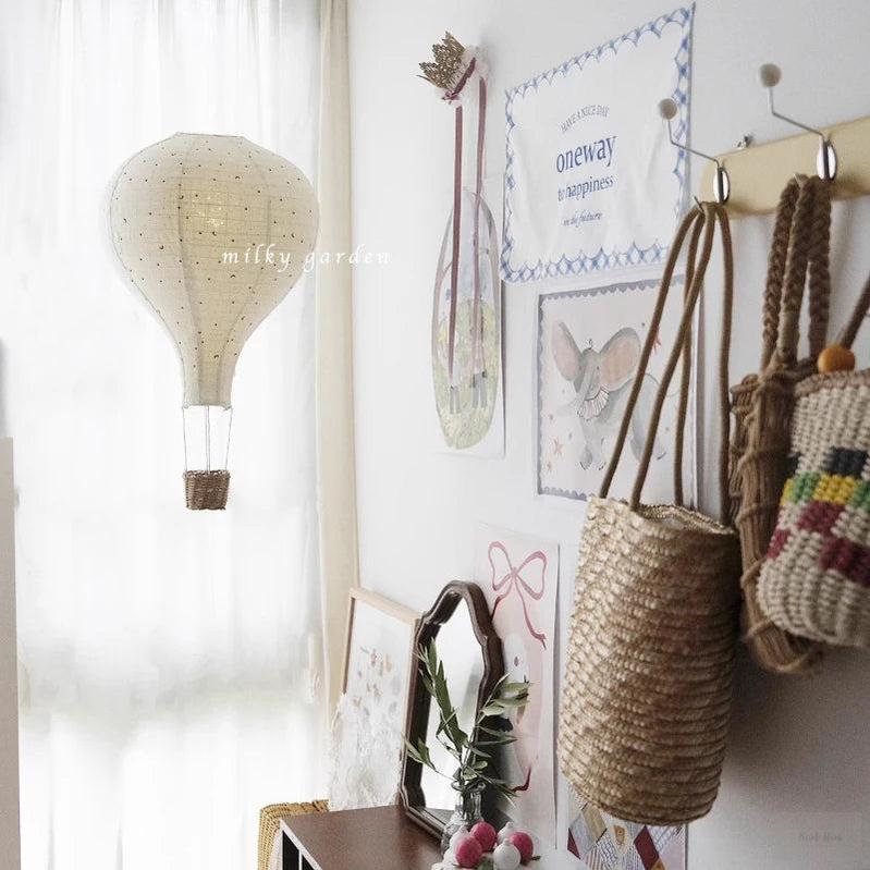 Fabric Hot Air Balloon Chandeliers