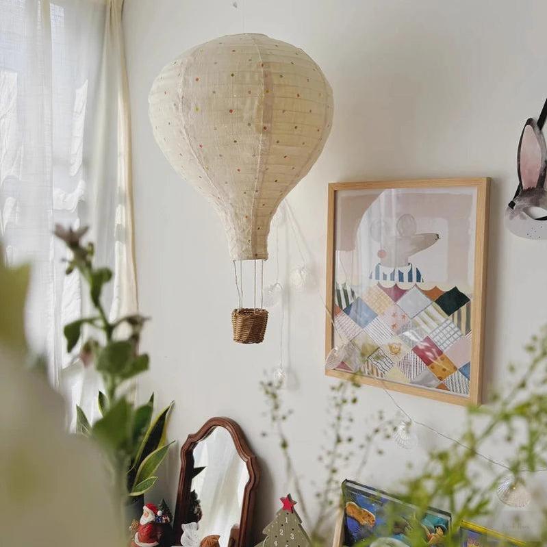 Fabric Hot Air Balloon Chandeliers