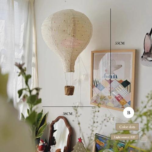 Fabric Hot Air Balloon Chandeliers