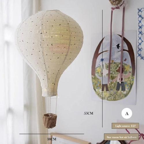 Fabric Hot Air Balloon Chandeliers