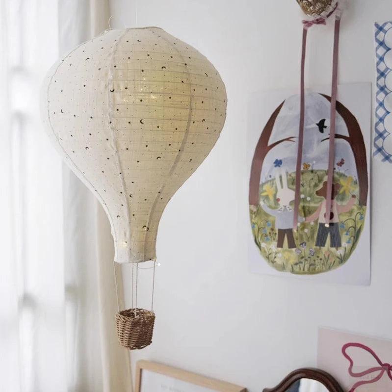 Fabric Hot Air Balloon Chandeliers