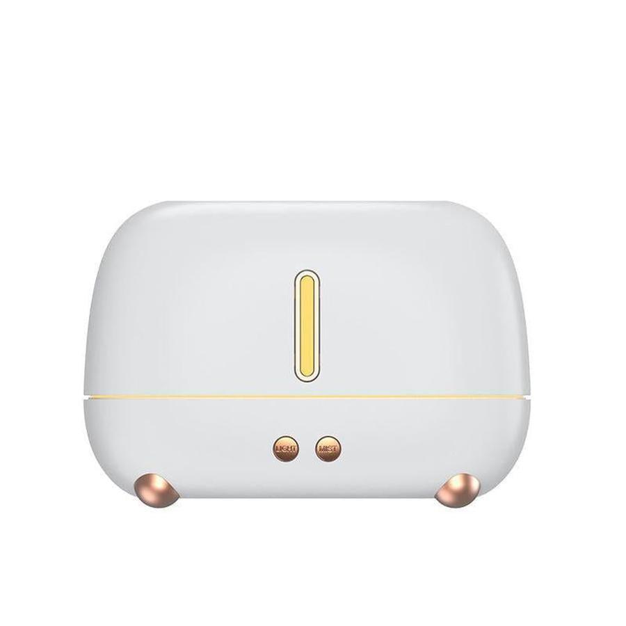Flame Essential Oil Diffuser – Ultra-Quiet Aromatherapy Humidifier with LED Night Light & Timer (USB Powered, 3 Flame Modes)