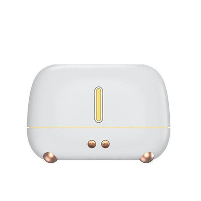 Flame Essential Oil Diffuser – Ultra-Quiet Aromatherapy Humidifier with LED Night Light & Timer (USB Powered, 3 Flame Modes)