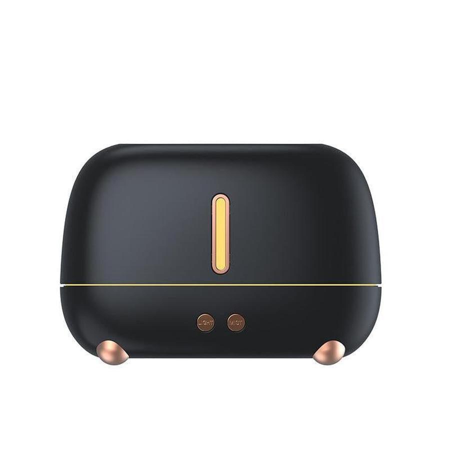 Flame Essential Oil Diffuser – Ultra-Quiet Aromatherapy Humidifier with LED Night Light & Timer (USB Powered, 3 Flame Modes)