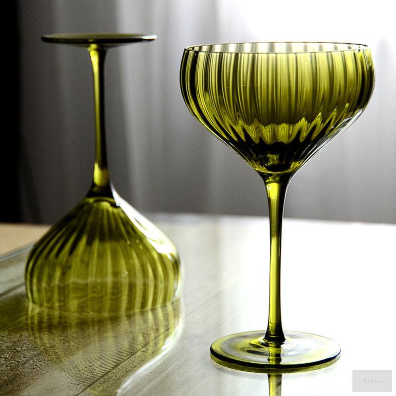 French Style Antique Wine Glass