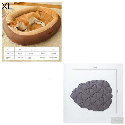 Fuzzy Pet Bed - Removable And Washable