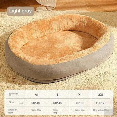 Fuzzy Pet Bed - Removable And Washable