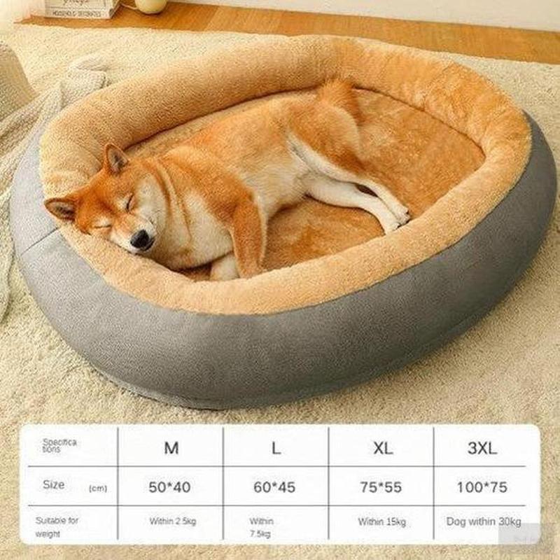 Fuzzy Pet Bed - Removable And Washable
