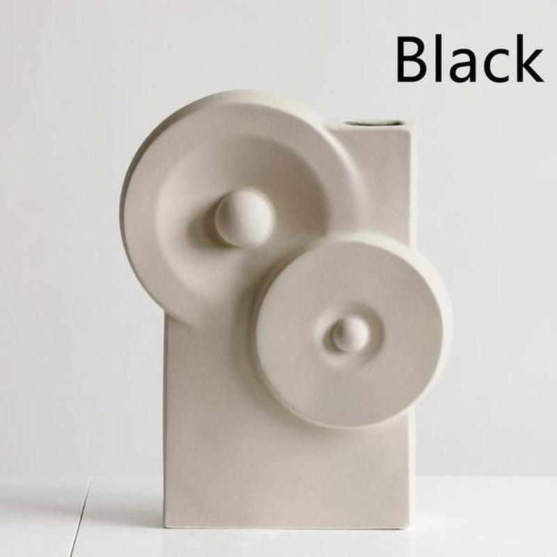 GeoGlow Modern Ceramic Vase