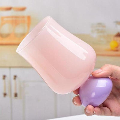 Glass Tulip Mug Glass