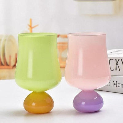 Glass Tulip Mug Glass