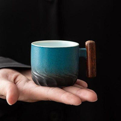Gradient Glaze Exquisite Ceramic Small Cup