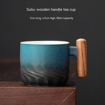 Gradient Glaze Exquisite Ceramic Small Cup