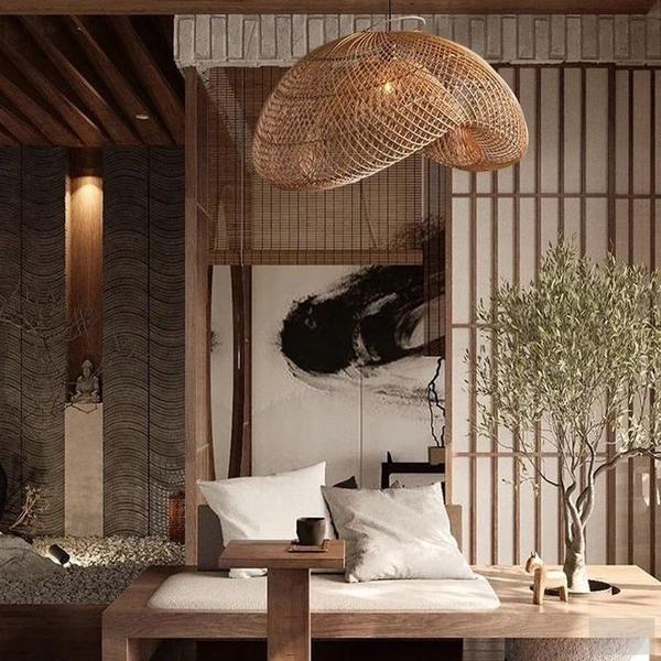 Hand Woven Rattan Pendant Light