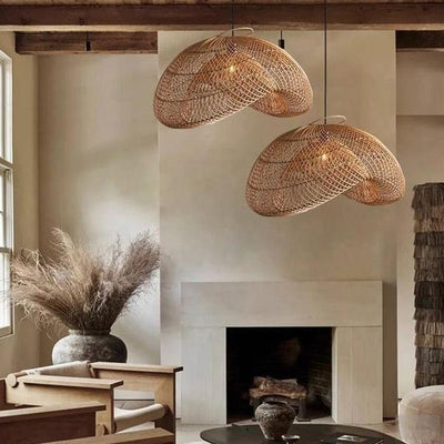 Hand Woven Rattan Pendant Light