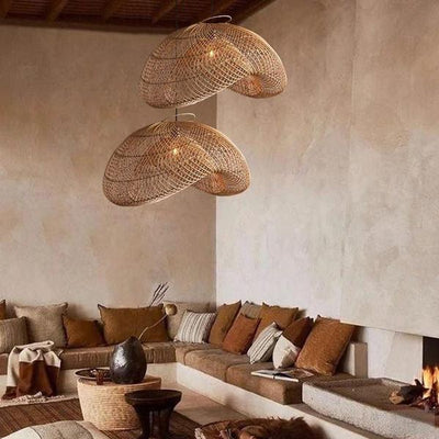 Hand Woven Rattan Pendant Light