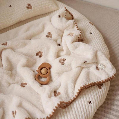 KoreaSnug Flannel Kids Blanket Cute Animal & Nature Prints for All Seasons