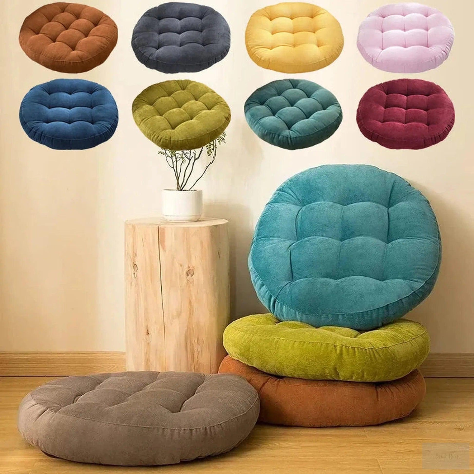 Large Floor Cushions Round Seating