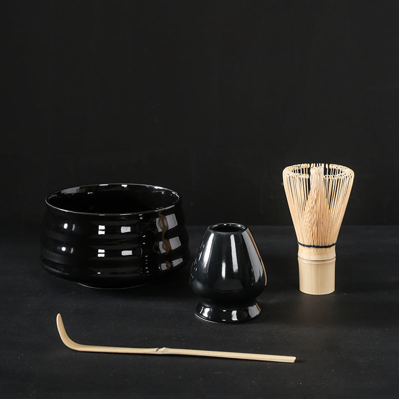 Luxury Retro Ceramic Matcha Tea Set – Heat-Resistant, Portable, 4-Piece & 7-Piece Options with Matcha Brush