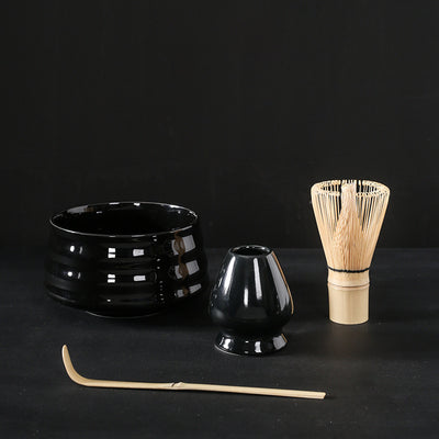 Luxury Retro Ceramic Matcha Tea Set – Heat-Resistant, Portable, 4-Piece & 7-Piece Options with Matcha Brush