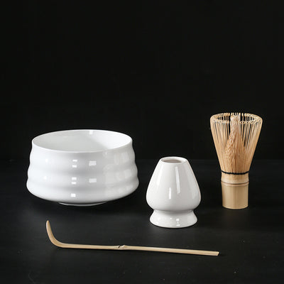 Luxury Retro Ceramic Matcha Tea Set – Heat-Resistant, Portable, 4-Piece & 7-Piece Options with Matcha Brush