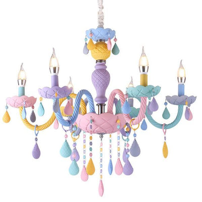 Macaron Crystal Bedroom Lamps - colourful