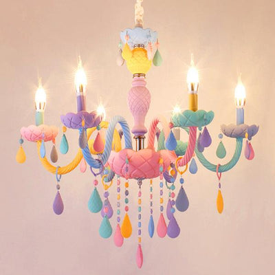 Macaron Crystal Bedroom Lamps - colourful