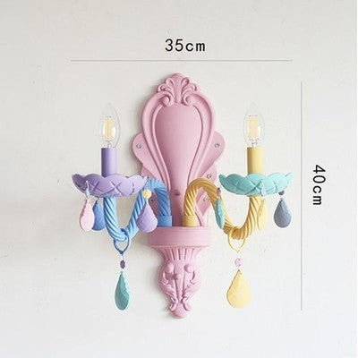 Macaron Crystal Bedroom Lamps - colourful