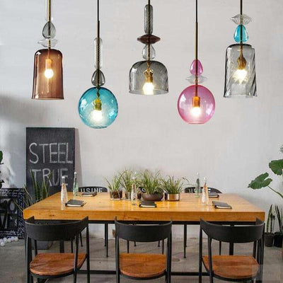 Macarons Candy Glass Pendant Lights
