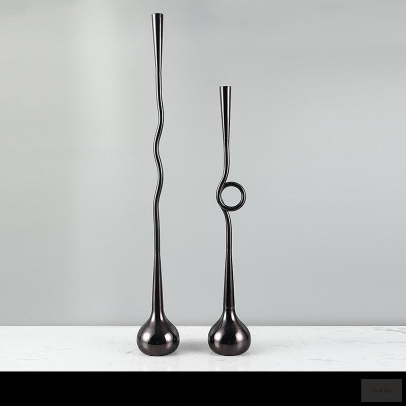 Metal Water Drop Candle Holder - Multiple Variants